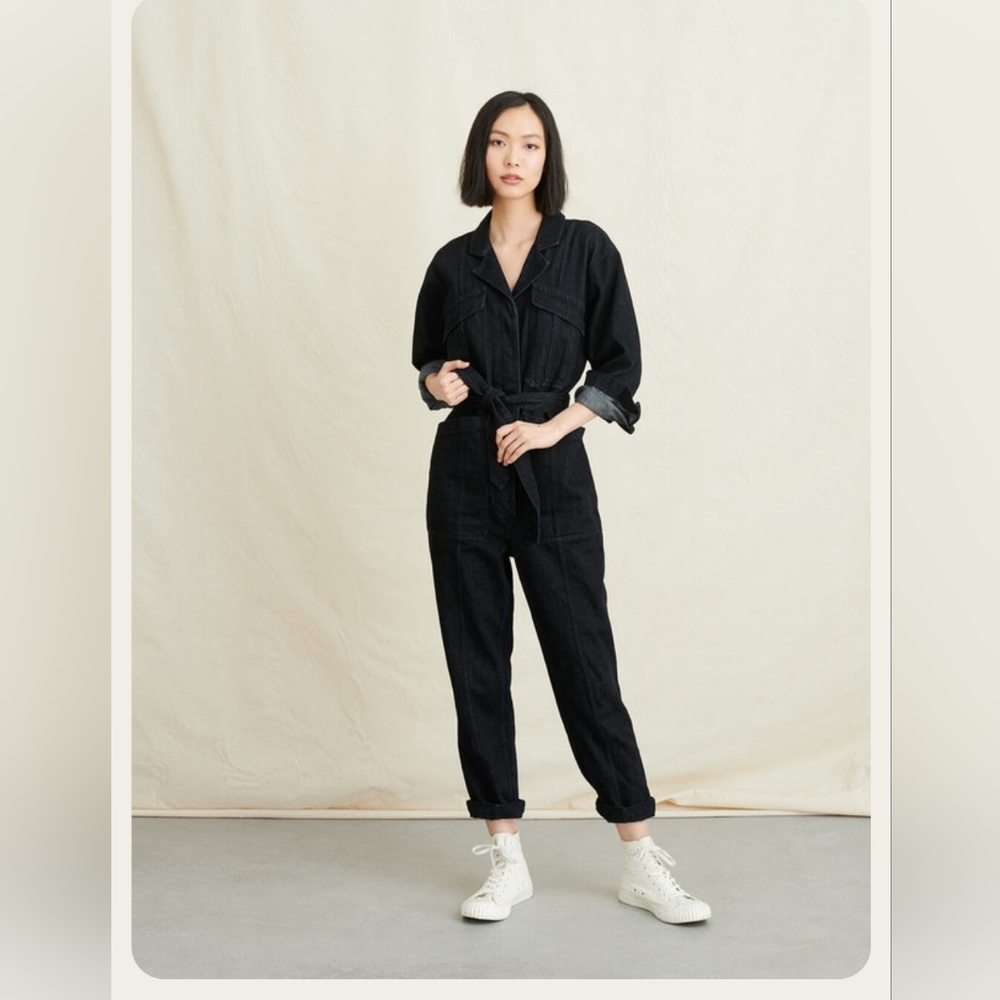 Alex Mill Expedition Jumpsuit in Vintage Black Wash Size Small